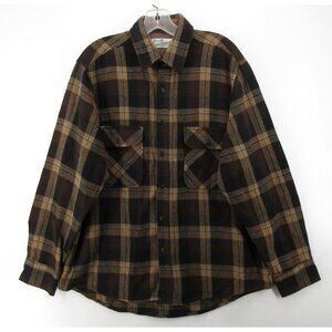 VGT Sears Roebuck Shirt Large Wool Blend Flannel Shacket Heritage *